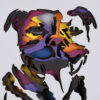 Colorful Bull Dog Multi Layer Mandala 1