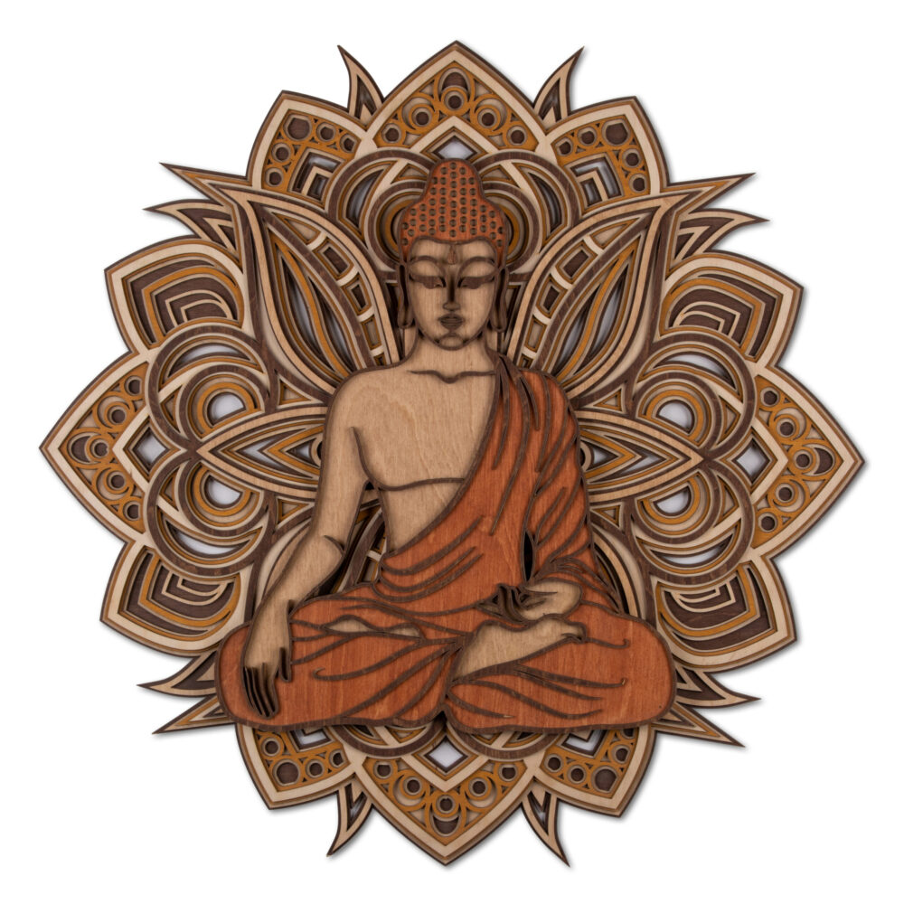 Meditating Buddha Multi Layer Mandala