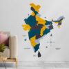 3D Wooden India Map Canary
