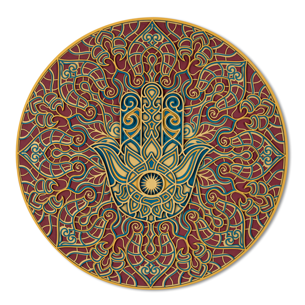 Meditative Hamsa Multi Layer Mandala