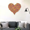 Flower Heart Multi Layer Mandala Wall image