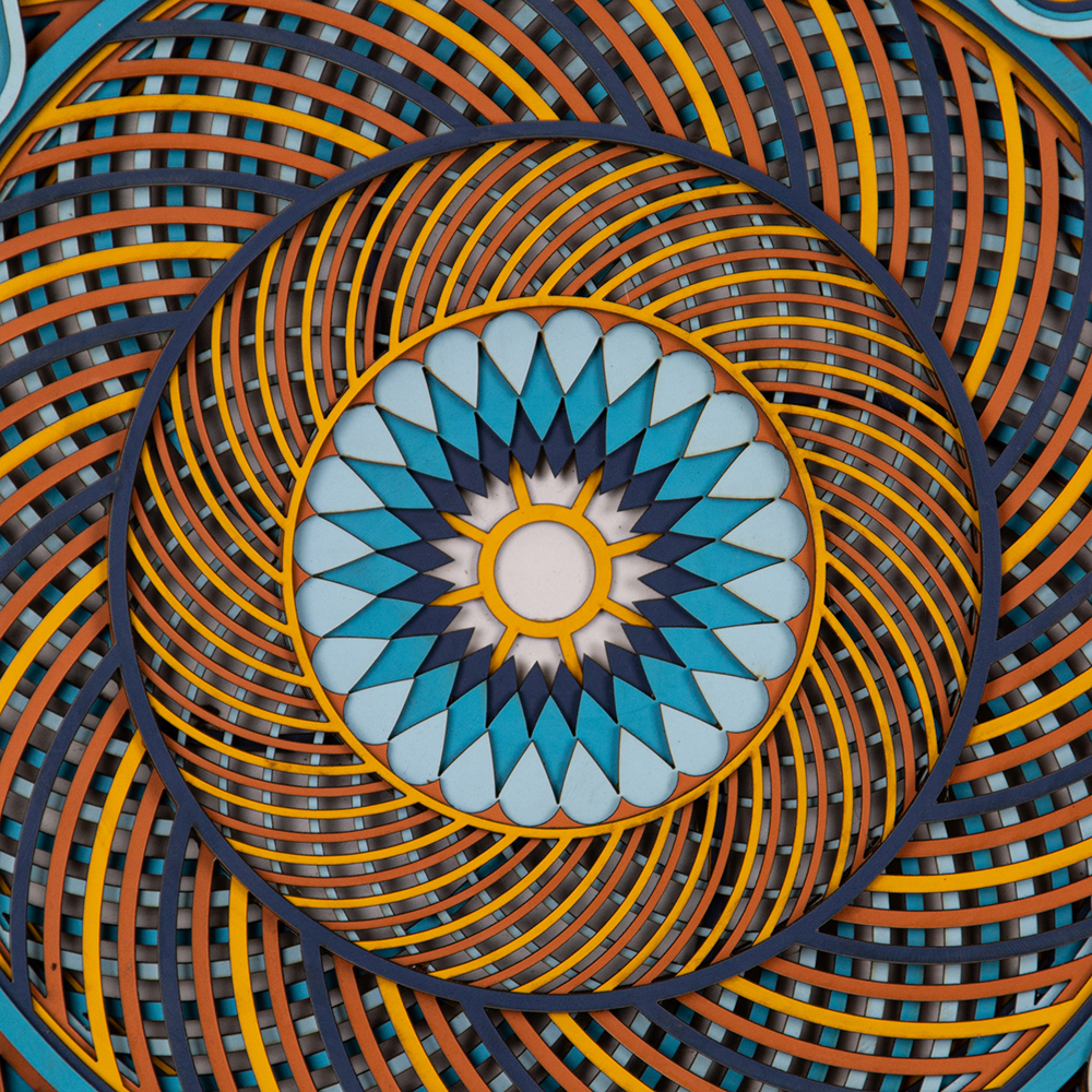 Mesmeric Chakra Multi Layer Mandala